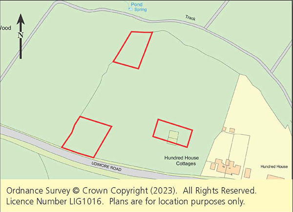 Lot: 64 - THREE PLOTS OF LAND EXTENDING TO OVER HALF AN ACRE - 